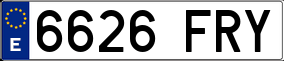 Truck License Plate
